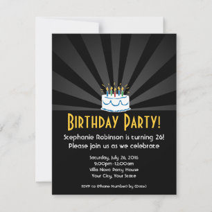 Invitaciones a la fiesta de cumpleaños de las luce