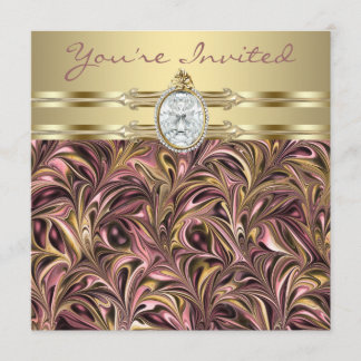 Invitaciones a la fiesta de cumpleaños de las muje