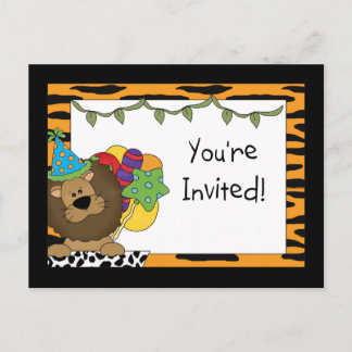 Invitaciones a la fiesta de cumpleaños de León