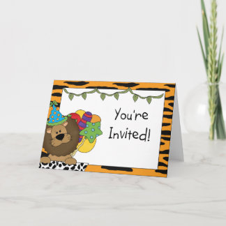 Invitaciones a la fiesta de cumpleaños de León