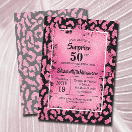 Invitaciones a la fiesta de cumpleaños de Leopard