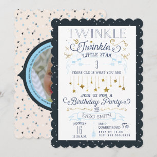 Invitaciones a la fiesta de cumpleaños de Little S