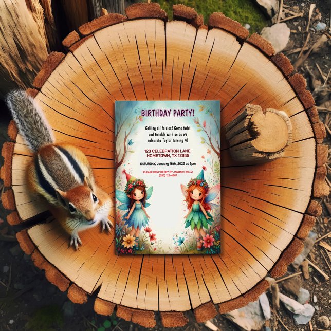 Invitaciones a la fiesta de cumpleaños de los bosq (Subido por el creador)