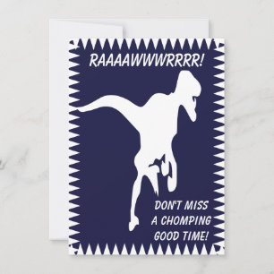 Invitaciones a la fiesta de cumpleaños de los dino