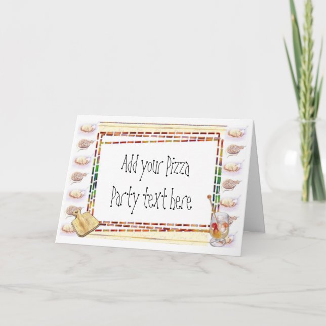 Invitaciones a la fiesta de cumpleaños de los Fies (Anverso)