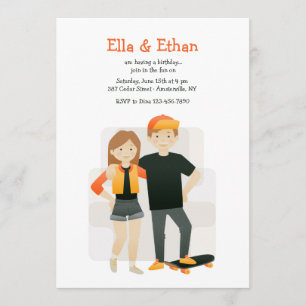 Invitaciones a la fiesta de cumpleaños de los herm