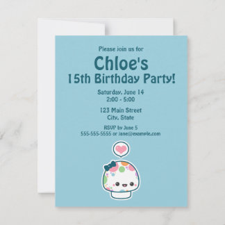 Invitaciones a la fiesta de cumpleaños de los hong