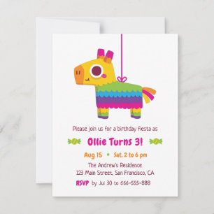 Invitaciones a la fiesta de cumpleaños de los niño