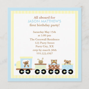 Invitaciones a la fiesta de cumpleaños de los niño