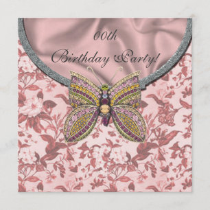 Invitaciones a la fiesta de cumpleaños de mariposa
