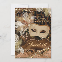 Invitaciones a la fiesta de cumpleaños de mascarad
