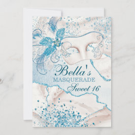 Invitaciones a la fiesta de cumpleaños de mascarad