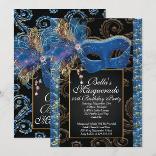 Invitaciones a la fiesta de cumpleaños de Masquera