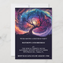 Invitaciones a la fiesta de cumpleaños de Midnight