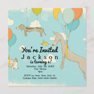 Invitaciones a la fiesta de cumpleaños de niños il