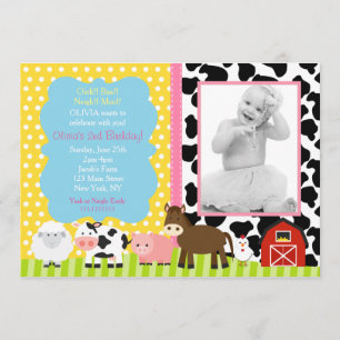 Invitaciones a la fiesta de cumpleaños de Pink Far