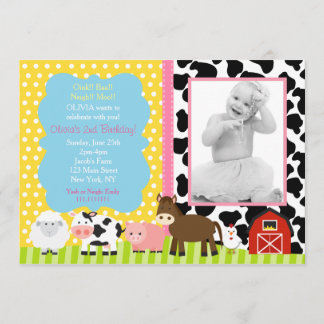 Invitaciones a la fiesta de cumpleaños de Pink Far