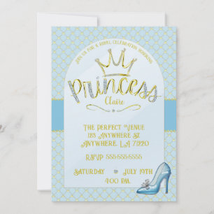 Invitaciones a la fiesta de cumpleaños de Princess
