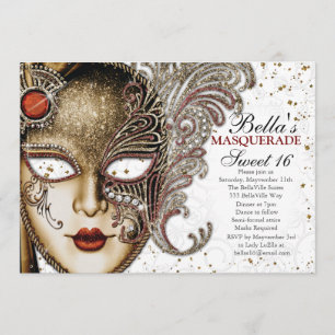 Invitaciones a la fiesta de cumpleaños de Quincean
