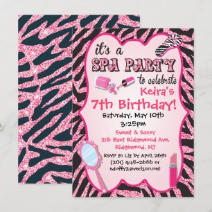 Invitaciones a la fiesta de cumpleaños de Sparkle 