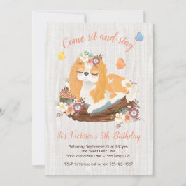 Invitaciones a la fiesta de cumpleaños de Sweet Pu