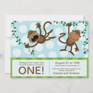 Invitaciones a la fiesta de cumpleaños de Twin