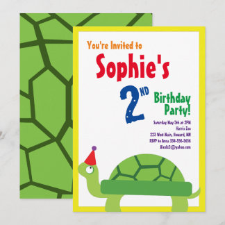 Invitaciones a la fiesta de cumpleaños de un niño