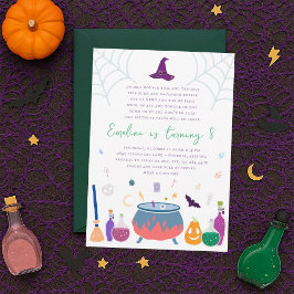 Invitaciones a la fiesta de cumpleaños de Witch Ca