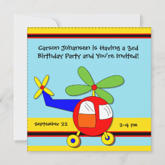 Invitaciones a la fiesta de cumpleaños del avión v