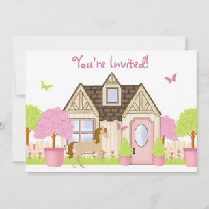 Invitaciones a la fiesta de cumpleaños del caballo