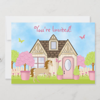 Invitaciones a la fiesta de cumpleaños del caballo