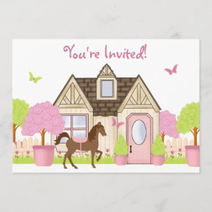 Invitaciones a la fiesta de cumpleaños del caballo