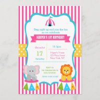 Invitaciones a la fiesta de cumpleaños del Carnava