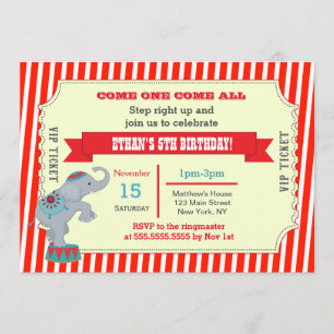 Invitaciones a la fiesta de cumpleaños del carnava