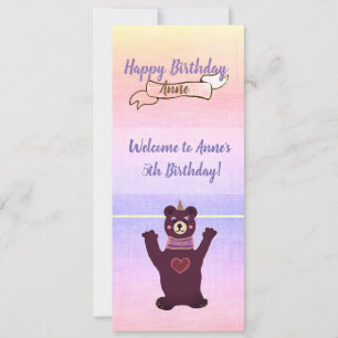 Invitaciones a la fiesta de cumpleaños del Chica d