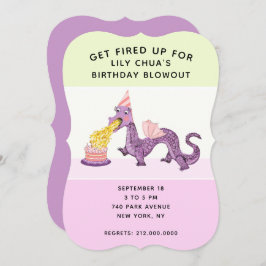 Invitaciones a la fiesta de cumpleaños del chica D
