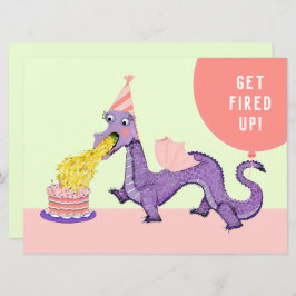 Invitaciones a la fiesta de cumpleaños del chica D