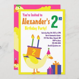 Invitaciones a la fiesta de cumpleaños del chico d
