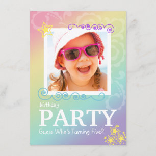 Invitaciones a la fiesta de cumpleaños del Doodle 