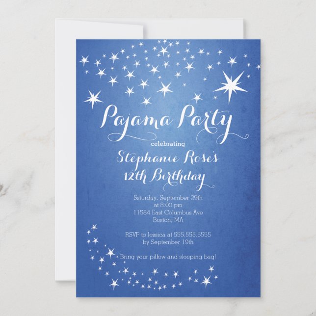 Invitaciones a la fiesta de cumpleaños del Fiesta  (Anverso)