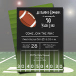 Invitaciones a la fiesta de cumpleaños del fútbol<br><div class="desc">Las invitaciones a fiestas de cumpleaños con temática de fútbol a los superfans les encantará. Perfecto para cualquier cumpleaños hito. Todo el texto es personalizable, simplemente cambiar la redacción usando el enlace más sencillo del Personalizar. Vea en nuestra tienda los embutidos, placas de papel, servilletas y más productos relacionados con...</div>