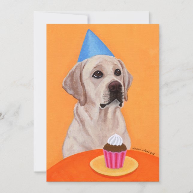 Invitaciones a la fiesta de cumpleaños del labrado (Anverso)