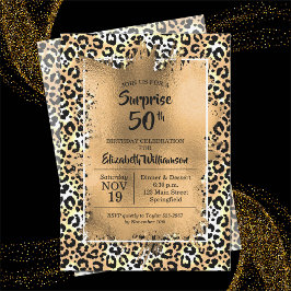 Invitaciones a la Fiesta de Cumpleaños del Leopard
