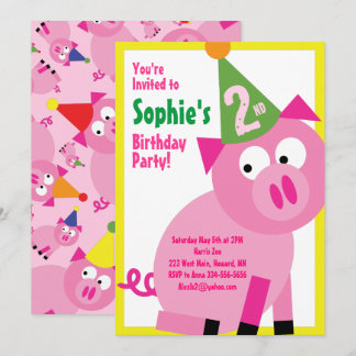 Invitaciones a la fiesta de cumpleaños del niño de
