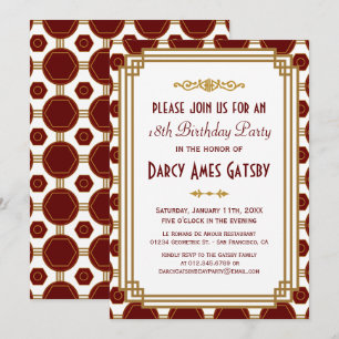 Invitaciones a la fiesta de cumpleaños del Persona