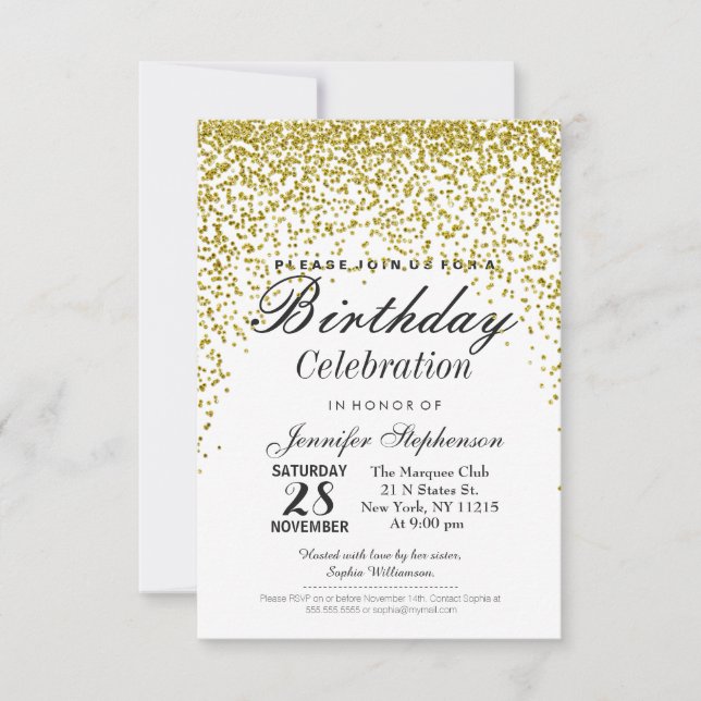 Invitaciones a la fiesta de cumpleaños del Purpuri (Anverso)