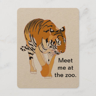 Invitaciones a la fiesta de cumpleaños del zoológi
