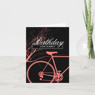 Invitaciones a la fiesta de cumpleaños en biciclet