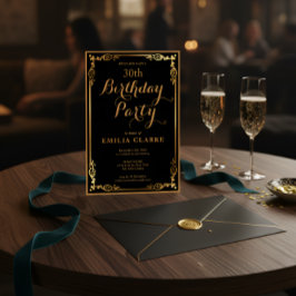 Invitaciones a la fiesta de cumpleaños moderna par