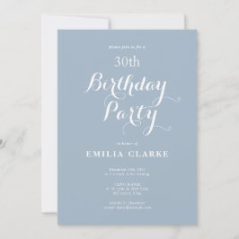 Invitaciones a la fiesta de cumpleaños moderna par